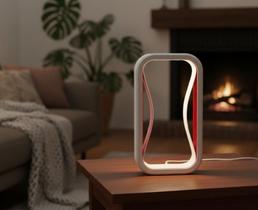 Exclusiva Luminária LED Moderna De Mesa Lampada Led Quarto Designer Fantástico 127v Vermelha