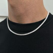 EXCLUSIVO Colar corrente ice cravejado Riviera Magnata Banhado a prata Modelo PREMIUM (NÃO ESCURECE) EXCLUSIVO Colar corrente ice cravejado Riviera Magnata Banhado a prata Modelo PREMIUM (NÃO ESCURECE)