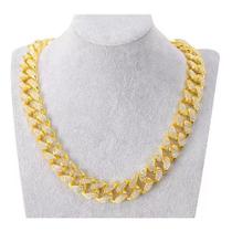 EXCLUSIVO Corrente ICE Cuban cravejado 50cm Modelo Ultra Premium Modelo dos artistas 14mm A+++ EXCLUSIVO Corrente ICE Cuban cravejado 50cm Modelo Ultra Premium Modelo dos artistas 14mm A+++