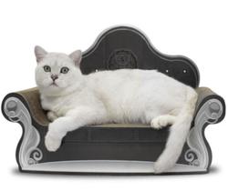 Exemplo Cama Gato Cat Sofa Arranhador Catmypet Preta 61Cm