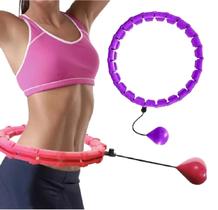 Exercício Inteligente Fitness Spin Hula Hoop Perde Peso Roxo Exercício Inteligente Fitness Spin Hula Hoop Perde Peso Roxo