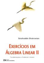 Exercicios em algebra linear ii - transformacoes e Exercicios em algebra linear ii - transformacoes e