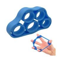 Exercitador De Mão De Silicone Com Cinco Dedos, Alongador De Pulso, Fortalecedor De Dedos,