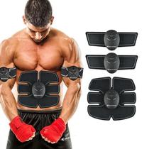 Exercitador De Músculo Abdominal Com Eletrodos EMS - Tonificador Elétrico Smart Fitness Sixpad Pro