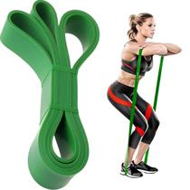 Exercitador Elástico 1,2 Metros Super Band Verde Para Exercícios e Academia Musculação Marblue Exercitador Elástico 1,2 Metros Super Band Verde Para Exercícios e Academia Musculação Marblue