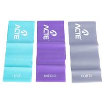 Exercitador Elástico Circular Kit Loop Band T234 - Acte Sports Exercitador Elástico Circular Kit Loop Band T234 - Acte Sports