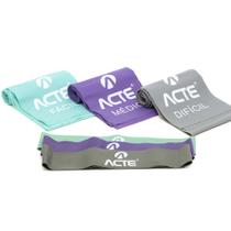 Exercitador Elástico Kit Bands 06 Unidades T270 - Acte Sports