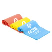 Exercitador Elástico Kit Faixas Látex Band T13 - Acte Sports