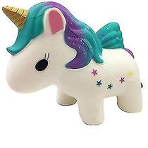 Exercitadores de mão brancos 30* 23* 13,5 cm squishies unicórnio de grandes dimensões squishy brinquedos de descompressão de aumento lento para