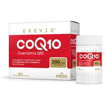 Exevid Coenzima Q10 e Vitamina E 200mg 30 cápsulas Exevid Coenzima Q10 e Vitamina E 200mg 30 cápsulas