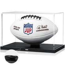 Exhibidor para Balón de Fútbol JupDec de Tamaño Completo en Acrílico con Protección UV