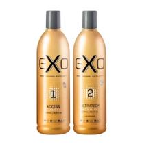 Exo Hair Alisamento Exoplastia Capilar 2x500ml