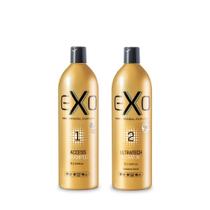 Exo Hair Exoplastia Capilar Kit de Alisamento 2x1000ml + Nanotron Mask 500g