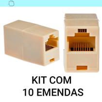 Expanda Suas Conexões - Kit 10 Rj45 Fêmea X Fêmea