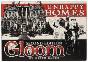Expansão da 2ª edição do jogo de tabuleiro Atlas Gloom Unhappy Homes