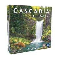 Expansão de jogos de tabuleiro AEG e Flatout Games Cascadia Landmarks