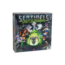 Expansão de jogos de tabuleiro maior que jogos Sentinels of The Multiverse: Rook City Renegades