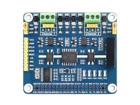 Expansão HAT Waveshare RS485 isolado de 2 canais para Raspberry Pi Expansão HAT Waveshare RS485 isolado de 2 canais para Raspberry Pi