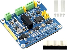 Expansion HAT waveshare CAN FD isolado de 2 canais para Raspberry Pi Expansion HAT waveshare CAN FD isolado de 2 canais para Raspberry Pi