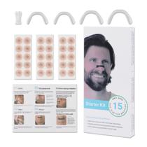 Expansor Nasal Com Tira Clipe Magnético Dilatador Anti Ronco Melhora Respiração- 30 Adesivos