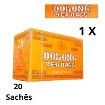 Experimente chá chinês oolong com 20 sachês importado fujian caixa 40g Experimente chá chinês oolong com 20 sachês importado fujian caixa 40g