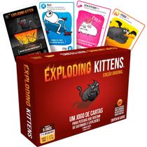Exploding Kittens Jogo De Cartas Galápagos Jogos Português Original