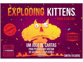 Exploding Kittens: Para a Galera - Jogo de Cartas Galápagos Exploding Kittens: Para a Galera - Jogo de Cartas Galápagos