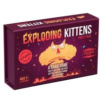 Exploding Kittens Party Pack: Jogo de Cartas Estratégico para Até 10 Jogadores