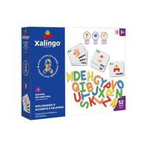 Explorando o Alfabeto e Palavras com 52 peças Xalingo Explorando o Alfabeto e Palavras com 52 peças Xalingo