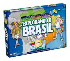 Explorando O Brasil - Jogo De Tabuleiro Grow