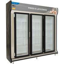 Expositor 03 portas 2m classic preto polofrio - POLO FRIO