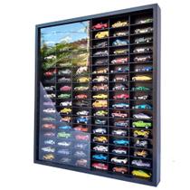Expositor 102 Nichos - Carrinhos escala 1:64 cod09-1 Cor:Preto