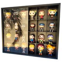 Expositor 24 Nichos - Compatível com Funko Pop COD38-1 Cor:Preto