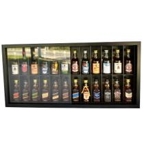 Expositor 24 Nichos - Whisky miniatura Preto cod 11003