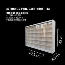 Expositor 30 nichos 1:43 para miniatura carrinhos 19-1 - Genérica