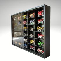 Expositor 30 Nichos - Escala 1:18 motos COD27-1 Cor:Preto