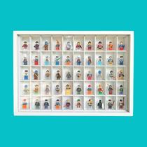 Expositor 50 Nichos - Compatível com lego mini figures cod 41051 Expositor 50 Nichos - Compatível com lego mini figures cod 41051