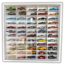 Expositor 60 Nichos - Carrinhos escala 1:64 COD04-2 Cor:Preto Expositor 60 Nichos - Carrinhos escala 1:64 COD04-2 Cor:Preto