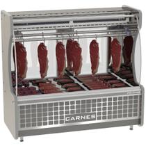 Expositor Açougue Tendal 1,5M 1002 Inox Polofrio 220V Expositor Açougue Tendal 1,5M 1002 Inox Polofrio 220V