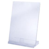 Expositor Acrílico Display Office A4 com Suporte Cristal Maxcril
