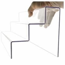 Expositor Acrilico Ps Plataforma Vitrine Loja Escadinha - Funko Jóias Perfumes Esmaltes bonecos org