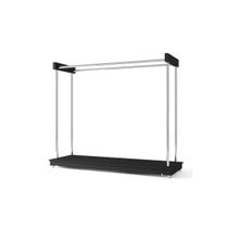 Expositor Arara Closet de Roupas Com Rodízios Aço Cromado - Ideal