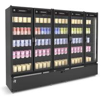 Expositor Auto Serviço 5 Portas ASVR5P Black 220V Refrimate Expositor Auto Serviço 5 Portas ASVR5P Black 220V Refrimate