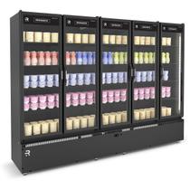 Expositor Auto Serviço 5 Portas ASVR5P Black 220V Refrimate
