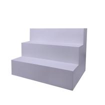 Expositor Bancada Vitrine Pequena 3 andares - Branca