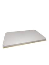 Expositor Base Retangular Forrada OffWhite SEM BORDA 40x25 cm AVULSO