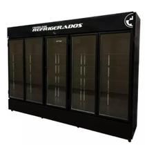 Expositor Bebidas Vertical Freezer 5 Portas de Vidro 220v