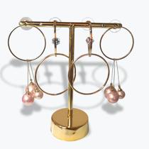 Expositor Brinco Metal - DOURADO - GRANDE - 6 furos Expositor Brinco Metal - DOURADO - GRANDE - 6 furos