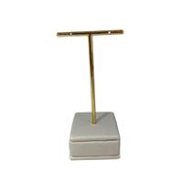 Expositor Brinco Quadrado Forrado Off White - 2 Furos - AVULSO