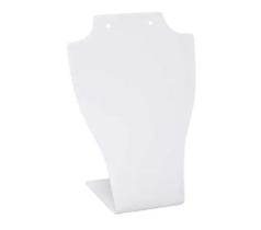 Expositor Brincos Colar Pingente Busto Branco Expositor Brincos Colar Pingente Busto Branco